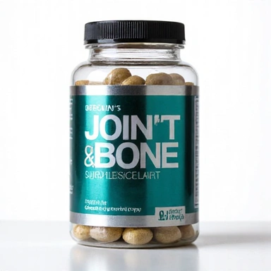 Men's joint and bone health supplement with glucosamine and chondroitin