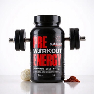 Pre-workout energy supplement with natural ingredients