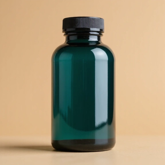 Natural men's vitamin complex bottle